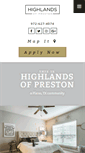 Mobile Screenshot of highlandsofpreston.com